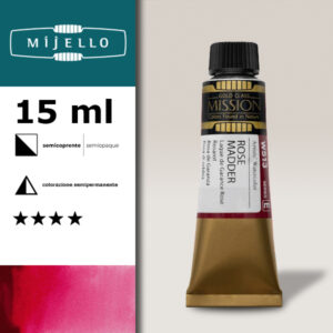 513 - Lacca di garanza S5 - Acquerello 15 ML Mijello Mission Gold