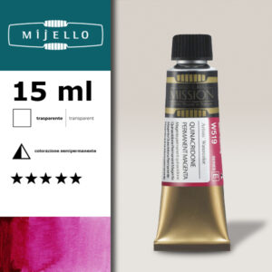 519 - Magenta permanente S5 - Acquerello 15 ML Mijello Mission Gold
