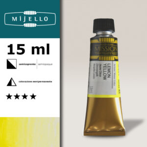 521 - Giallo limone S2 - Acquerello 15 ML Mijello Mission Gold