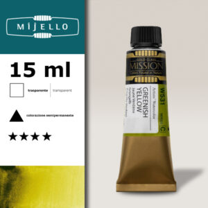 531 - Giallo verde S3 - Acquerello 15 ML Mijello Mission Gold