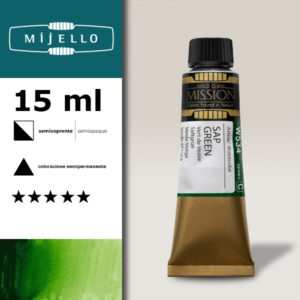 534 - Verde vescica S3 - Acquerello 15 ML Mijello Mission Gold