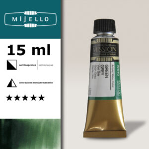 540 - Verde grigio S1 - Acquerello 15 ML Mijello Mission Gold