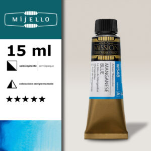 548 - Blu manganese S1 - Acquerello 15 ML Mijello Mission Gold