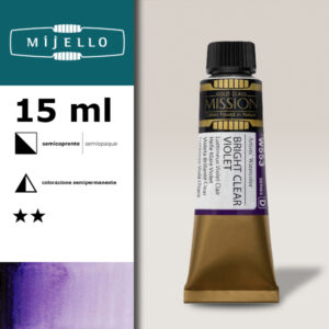 553 - Violetto permanente S4 - Acquerello 15 ML Mijello Mission Gold