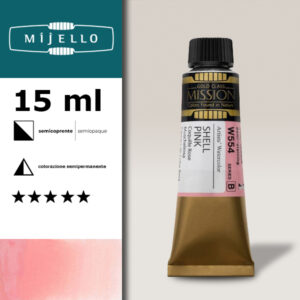 554 - Rosa conchiglia S2 - Acquerello 15 ML Mijello Mission Gold