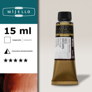 565 - Marrone rosso S4 - Acquerello 15 ML Mijello Mission Gold