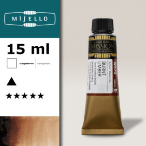 570 - Terra d'ombra bruciata S2 - Acquerello 15 ML Mijello Mission Gold
