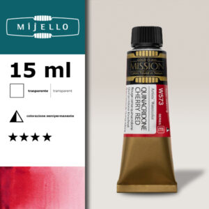 573 - Rosso ciliegia S5 - Acquerello 15 ML Mijello Mission Gold