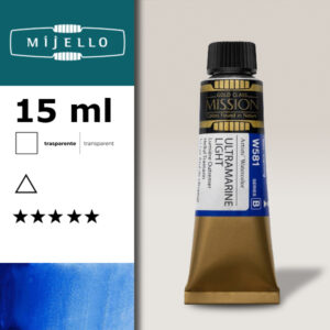 581 - Oltremare chiaro S2 - Acquerello 15 ML Mijello Mission Gold