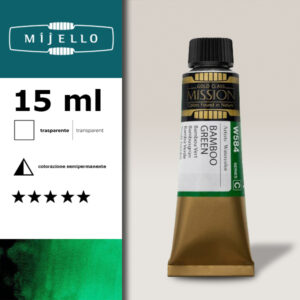 584 - Verde bambù S3 - Acquerello 15 ML Mijello Mission Gold