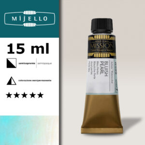 595 - Perla bluastra S6 - Acquerello 15 ML Mijello Mission Gold
