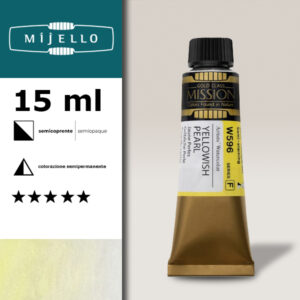 596 - Perla giallastra S6 - Acquerello 15 ML Mijello Mission Gold