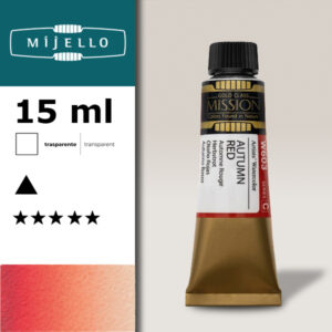 603 - Rosso autunno S3 - Acquerello 15 ML Mijello Mission Gold