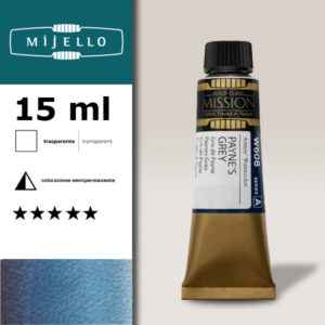 608 - Grigio di Payne S1 - Acquerello 15 ML Mijello Mission Gold