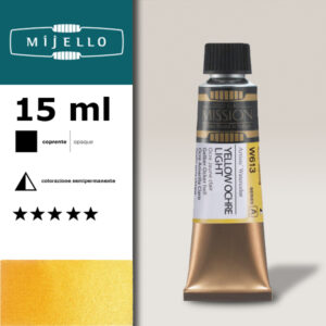 613 - Ocra gialla chiara S1 - Acquerello 15 ML Mijello Mission Gold
