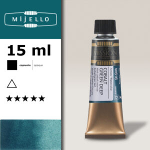 616 - Verde di cobalto scuro S4 - Acquerello 15 ML Mijello Mission Gold