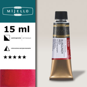 620 - Rosso Burgundy S4 - Acquerello 15 ML Mijello Mission Gold
