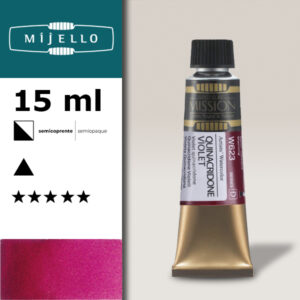 623 - Violetto di quinacridone S4 - Acquerello 15 ML Mijello Mission Gold