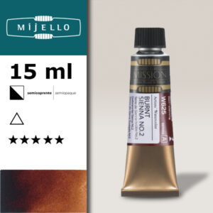 625 - Terra di Siena bruciata Nr. 2 S1 - Acquerello 15 ML Mijello Mission Gold