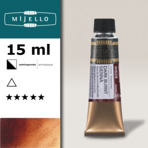 629 - Terra di Siena bruciata scura S2 - Acquerello 15 ML Mijello Mission Gold