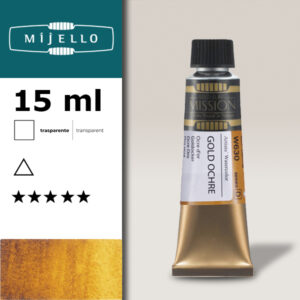 630 - Ocra dorata S4 - Acquerello 15 ML Mijello Mission Gold
