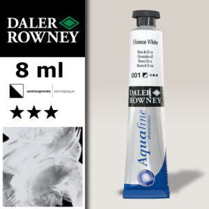 001 - Bianco di China Acquerello 8 ML Aquafine Daler Rowney