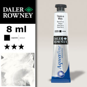009 - Bianco di Titanio Acquerello 8 ML Aquafine Daler Rowney