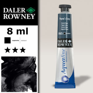 065 - Grigio di Payne Acquerello 8 ML Aquafine Daler Rowney