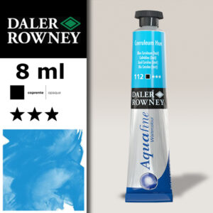 112 - Blu Ceruleo Acquerello 8 ML Aquafine Daler Rowney