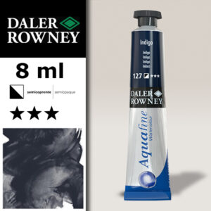 127 - Indaco Acquerello 8 ML Aquafine Daler Rowney
