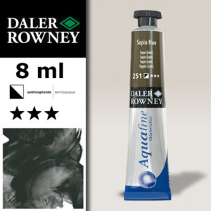 251 - Seppia imit. Acquerello 8 ML Aquafine Daler Rowney
