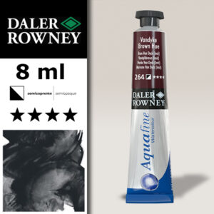 264 - Bruno Van Dyck imit. Acquerello 8 ML Aquafine Daler Rowney