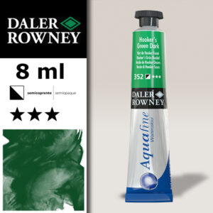 352 - Verde di Hooker Scuro Acquerello 8 ML Aquafine Daler Rowney