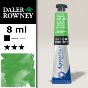 353 - Verde di Hooker Chiaro Acquerello 8 ML Aquafine Daler Rowney