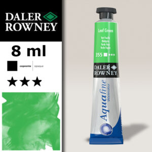 355 - Verde Foglia Acquerello 8 ML Aquafine Daler Rowney