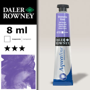 419 - Oltremare Violetto Acquerello 8 ML Aquafine Daler Rowney