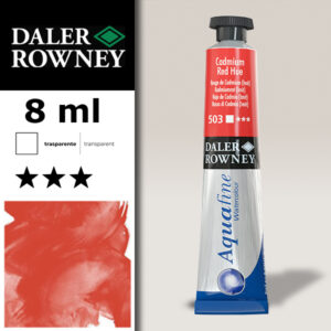 503 - Rosso di Cadmio imit  Acquerello 8 ML Aquafine Daler Rowney