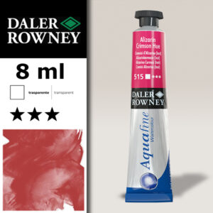 515 - Cremisi Alizarina imit. Acquerello 8 ML Aquafine Daler Rowney