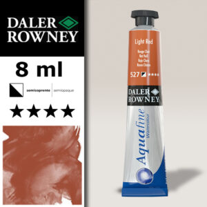 527 - Rosso Chiaro Acquerello 8 ML Aquafine Daler Rowney