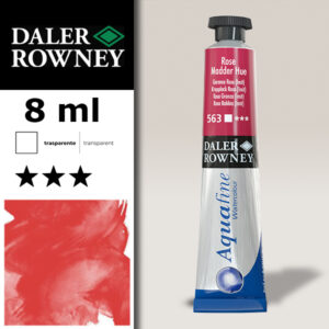 563 - Rosa Robbia imit. Acquerello 8 ML Aquafine Daler Rowney
