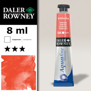 588 - Vermiglione imit. Acquerello 8 ML Aquafine Daler Rowney