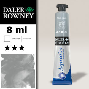 702 - Argento imit. Acquerello 8 ML Aquafine Daler Rowney