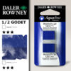 011 - 122 Blu Oltremare Chiaro e 123 Blu Oltremare Scuro - Acquerello 1/2 Godet Aquafine Daler Rowney
