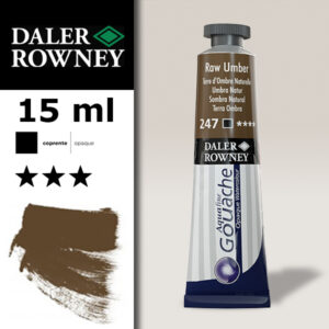 247 - Terra d'Ombra Naturale Gouache 15 ML Daler Roney