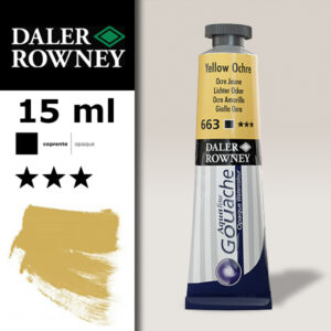663 - Ocra Gialla Gouache 15 ML Daler Roney