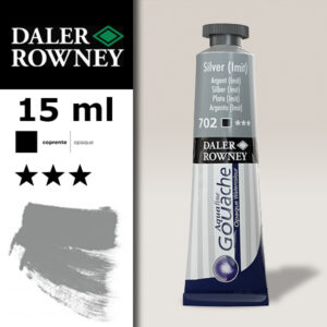 702 - Argento imit. Gouache 15 ML Daler Roney