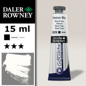 009 - Bianco di Titanio Gouache 38 ML Daler Rowney