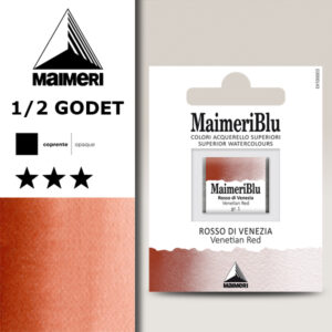 262 - Rosso Di Venezia Colori Acquerello 1/2 Godet Maimeri Blu