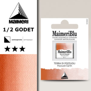 276 - Terra Di Pozzuoli Colori Acquerello 1/2 Godet Maimeri Blu