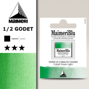 316 - Verde Di Cobalto Chiaro Colori Acquerello 1/2 Godet Maimeri Blu